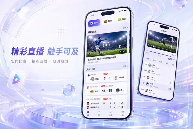爱游戏体育直播 App 获取页面配图：出门前的赛程